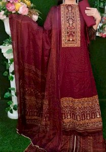 indian cotton three pice