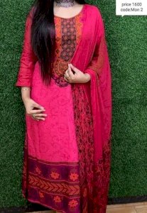 indian cotton three pice