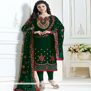 Ayesha Blue Takia Straight Cut Salwar Suits
