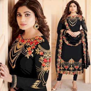 এক্সক্লুসিভ ফ্যাশনেবল স্টাইলিশ এবং আরামদায়ক হাই কোয়ালিটি ইন্ডিয়ান জর্জেট থ্রি পিচ