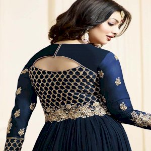 Ayesha takia blue partywear anarkali suit-dr146