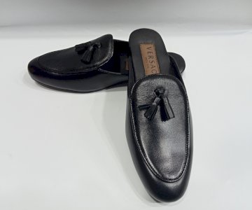 100% Leather Half Loafer 