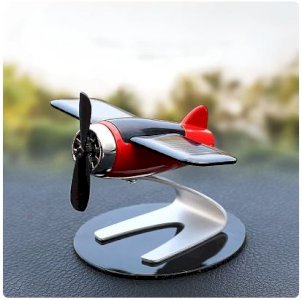 Solar Aircraft Car Aromatherapy Decoration Car Perfume Personality Creative Interior Console Decor Air Freshener Car Perfume Set